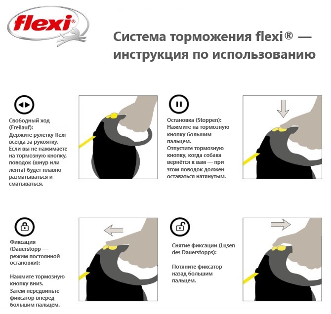 Поводок-рулетка Flexi GIANT (лента) (M, до 25кг/8м)
