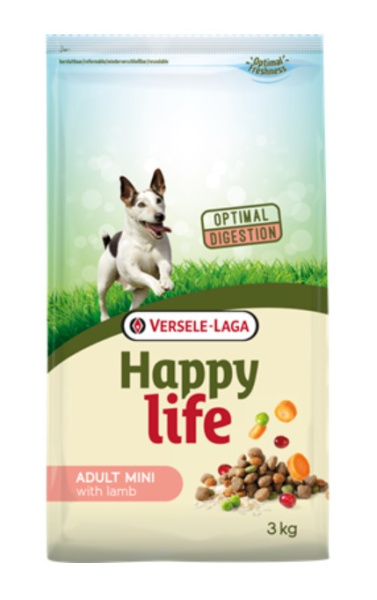 Сухой корм для собак мелких пород Happy Life Mini (ягненок) (2,5 кг)