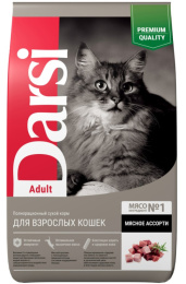 Сухой корм для кошек Darsi Мясное ассорти
