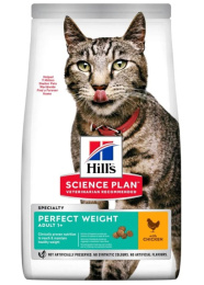 Сухой корм для кошек, склонных к набору лишнего веса Hill's Science Plan Perfect Weight (курица)