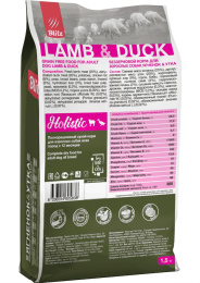 Сухой корм для собак Blitz Holistic Adult Dog All Breeds (ягненок, утка)