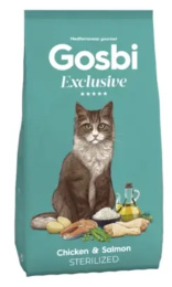 Сухой корм для кошек Gosbi Exclusive Sterilized Cat (курица, лосось)