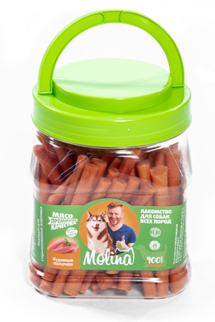 Molina Лакомство для собак Куриные палочки (400 г)