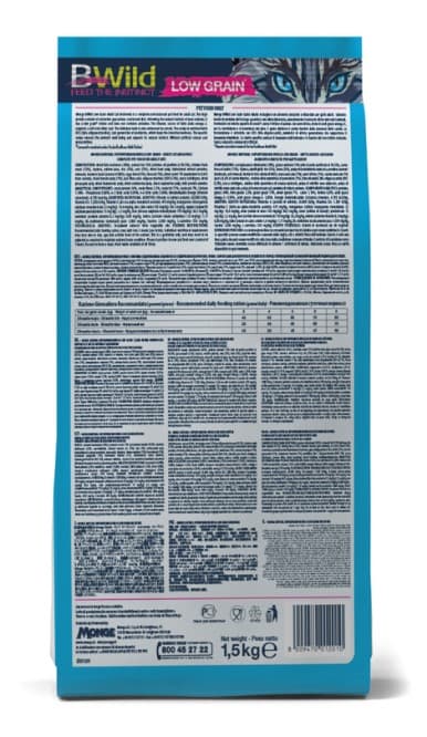 Сухой корм для кошек Monge Cat Bwild Low Grain Adult (анчоус) (1.5 кг)