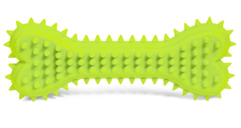 Triol Игрушка для собак из резины Кость с шипами, 150мм