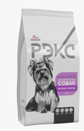 Сухой корм для собак мелких пород РЭКС Small Adult