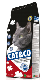 Сухой корм для кошек Adragna Cat&Сo Adult (говядина, цыпленок)