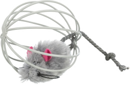 НаНабор игрушек для кошки в виде мышей в шаре из проволки,TRIXIE (24 шт)