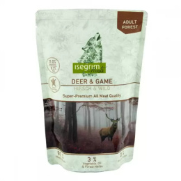 Влажный корм для собак Isegrim Roots Adult Forest Deer/Wild (оленина и дичь)