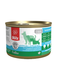 Консервы для собак BLITZ Dog Vetline Hypoallergenic (индейка)