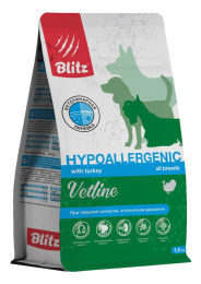 Сухой корм для собак BLITZ Dog Vetline Hypoallergenic (индейка)