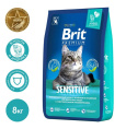 Сухой корм для кошек Brit Premium Cat Sensitive (ягненок) (8 кг)