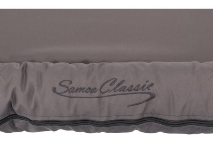 TRIXIE Лежак с бортиком для собак Samoa Classic (серый) (80 х 60 см)