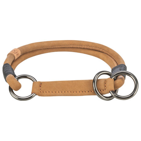 Ошейник-полуудавка для собак TRIXIE BE NORDIC (коричневый) (S, 35см/5мм)