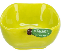 TRIXIE Миска для грызунов Яблоко, 12 х 11 см