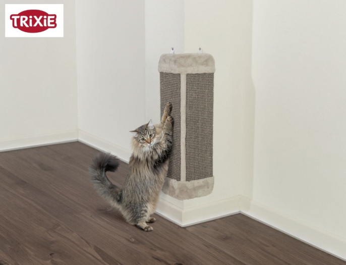 Когтеточка для кошек, угловая TRIXIE (бежевая 23x49 см)