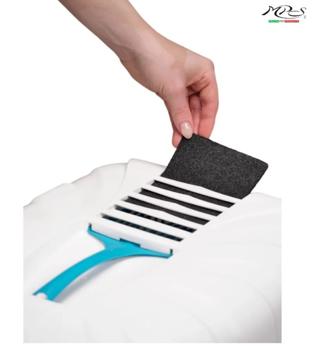 Закрытый туалет для кошек KOMODA темно-синий (54x39x40h см)