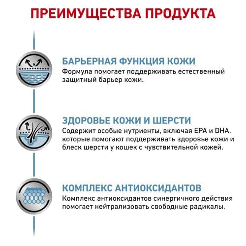 Влажный корм для кошек Royal Canin Skin & Coat (кусочки в соусе) (85 гр*28 шт)