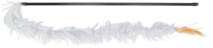Дразнилка для кошки плюшевая с пером TRIXIE (48 см)
