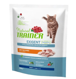 Сухой корм для привередливых кошек Trainer Natural Adult Exigent (белое мясо)