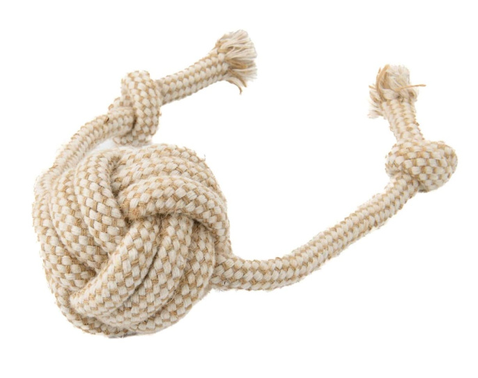 Игрушка для собак Mr.Kranch Мяч из каната на шнуре (48 х 8 см)