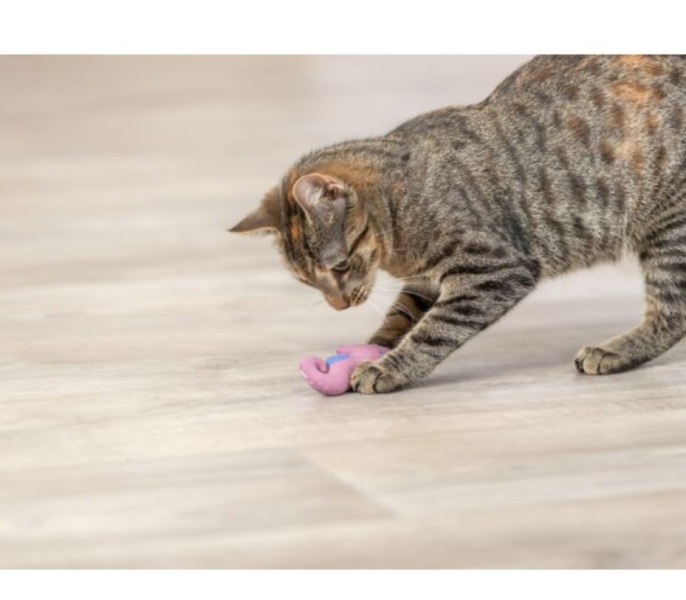 TRIXIE Игрушка для кошек Морской конёк, 11 см