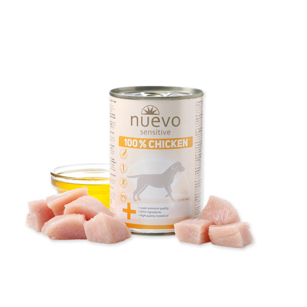 Консервы для собак NUEVO Sensitive (курица) (400 гр.)
