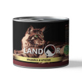 Влажный корм для кошек LANDOR Sterilised Cat (индейка, кролик)