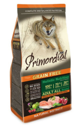 Сухой корм для собак Primordial Dog Adult (лосось, курица)