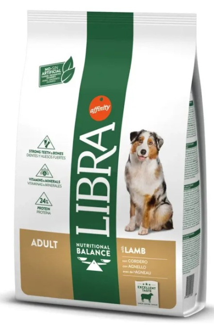 Сухой корм для собак LIBRA Adult All Breed (ягненок) (12 кг)