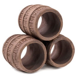 Грот для аквариума  "Три бочонка", терракота (74004165)