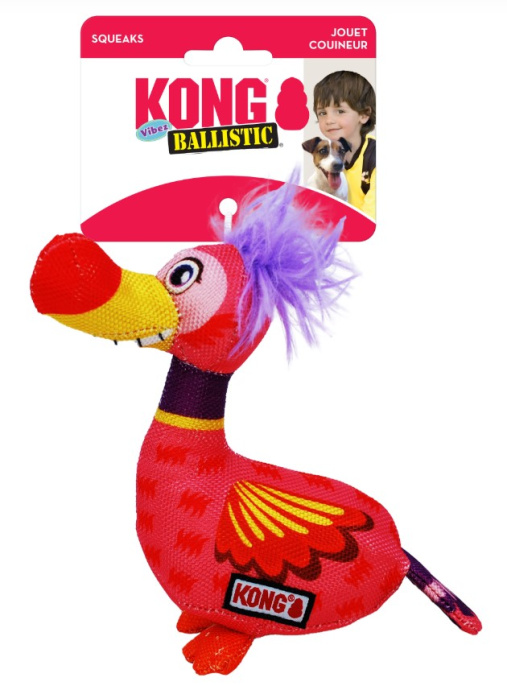 KONG Игрушка для собак Ballistic Vibez Birds (M/L)