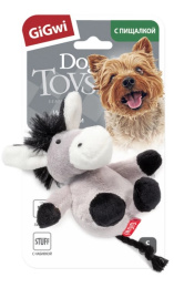 Игрушка для собак GiGwi Plush Friendz Ослик с пищалкой