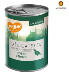 Паштет для щенков Мнямс Потофё по-провански (перепел с тыквой)