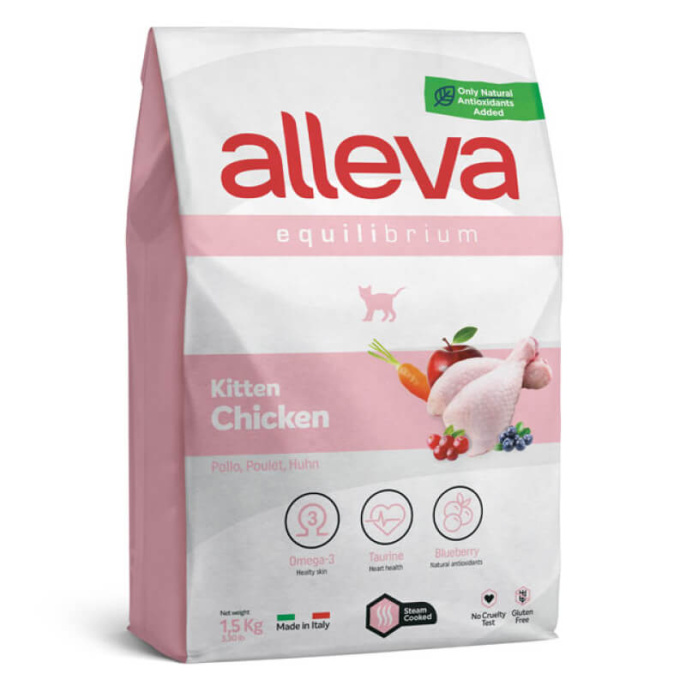 Сухой корм для котят Alleva Equilibrium Kitten Chicken (курица) (10 кг)