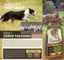 Сухой корм для собак Primordial Dog Adult (оленина, индейка)