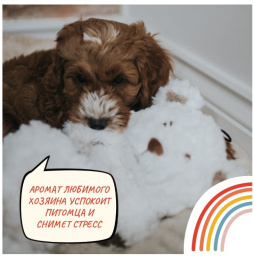Игрушка для собак My Dog Мишка-шуршалка с кармашком