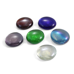 Грунт для аквариума стеклянный "Пуговки" 300 г 25-27 мм (73904012)