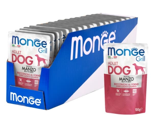 Влажный корм для собак Monge Grill Adult Dog Beef (говядина) (100 гр.)