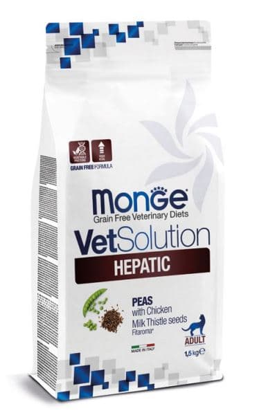 Сухой корм для кошек Monge VetSolution Hepatic Cat (400 гр.)