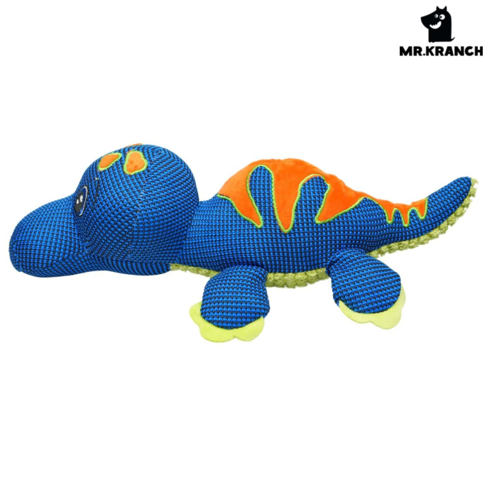Игрушка Mr.Kranch для собак Динозаврик плюшевая с пищалкой (42 см)