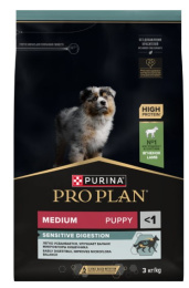 Сухой корм для щенков средних пород Pro Plan Sensitive Digestion Medium Puppy (ягненок)