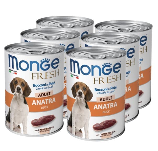 Консервы для собак Monge Fresh Dog Adult Duck (утка) (400 гр.)