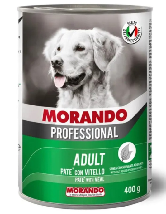 Паштет для собак Morando cane Professional Adult Dog (телятина) (400 гр)