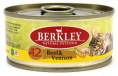 Консервы для кошек Berkley (говядина с олениной)