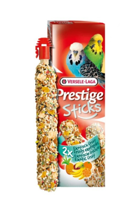 Палочки для волнистых попугаев Versele-Laga Prestige Sticks с семенами и экзотическими фруктами (60 гр.)