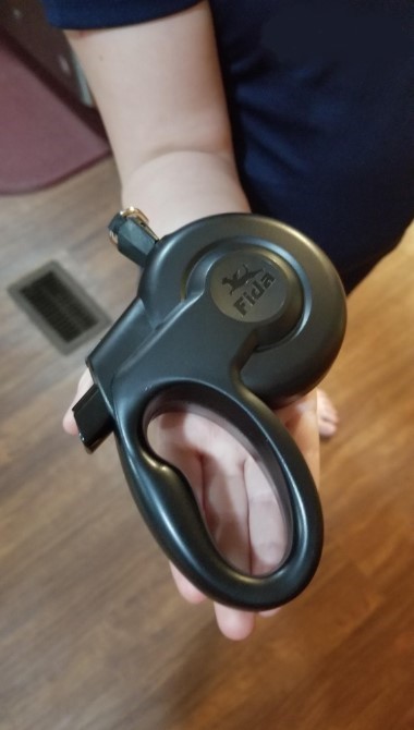 Поводок-рулетка для собак Fida Styleash, лента черная (XS 3 м)