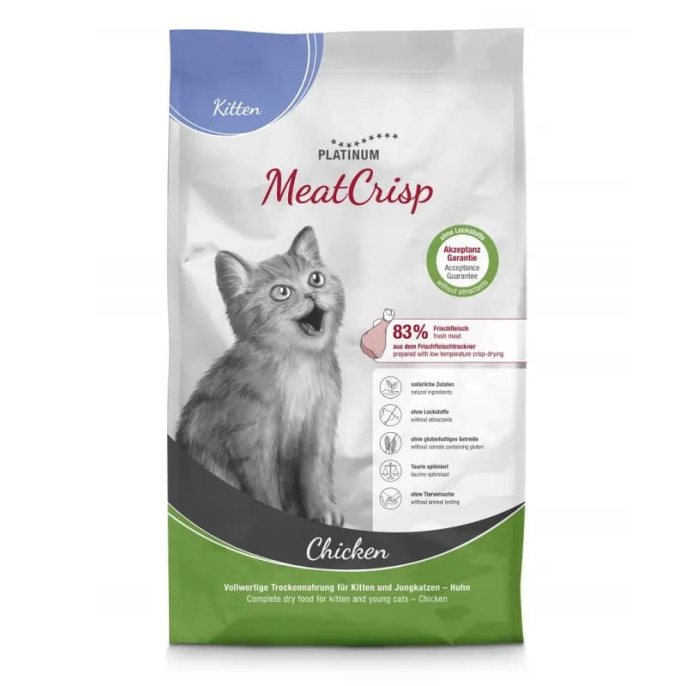 Сухой корм для котят Platinum MeatCrisp Kitten (курица)