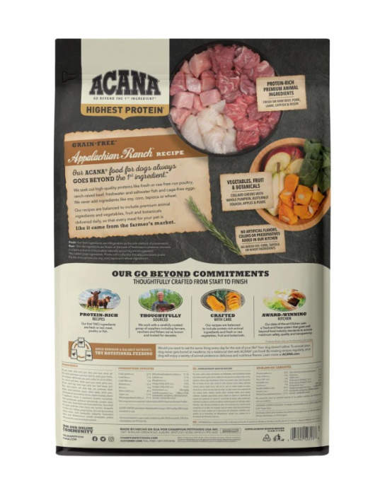 Сухой корм для собак ACANA Dog Ranchlands (Ягнёнок, говядина) (2 кг)
