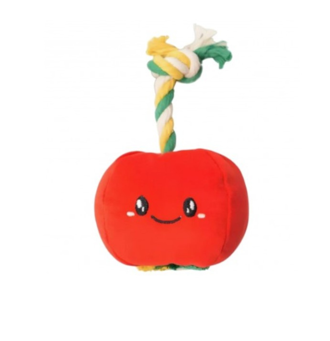 Игрушка для собак Mr.Kranch мелких и миниатюрных пород Помидор (9 х 9 см)